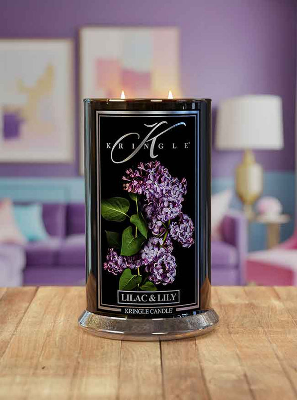 Lilac & Lily Black Jar | Soy Candle