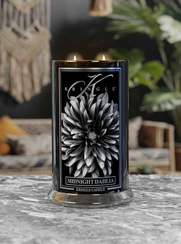 Midnight Dahlia Black Jar | Soy Candle