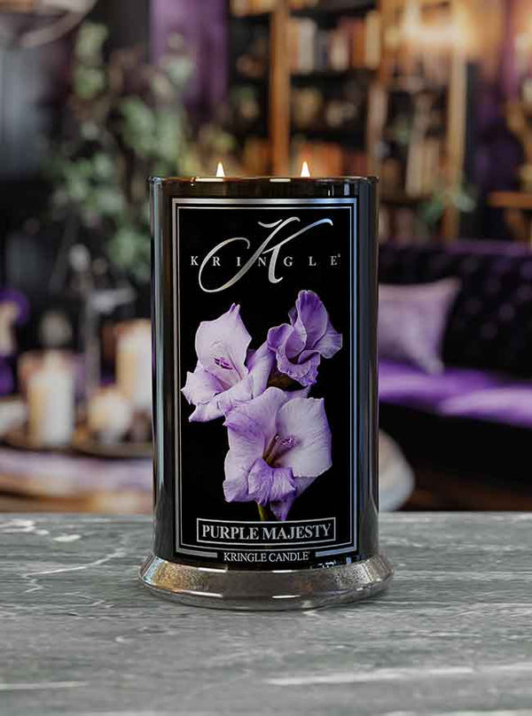 Purple Majesty Black Jar | Soy Candle