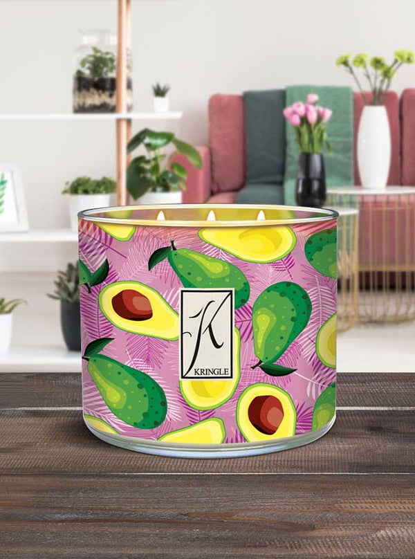 Avocado & Palm | Soy Candle - Kringle Candle Israel