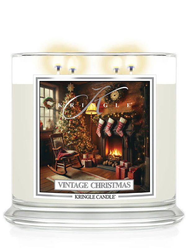 Vintage Christmas XL Jar 4-Wick NEW! | Soy Candle