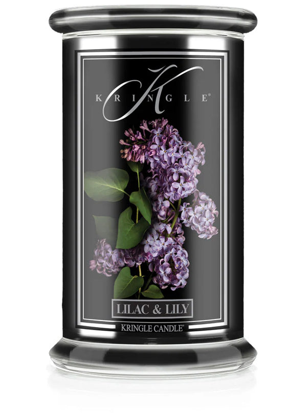 Lilac & Lily Black Jar | Soy Candle